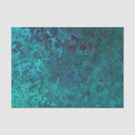 ターコイズフェイク宝石のデコパージュ 薄葉紙