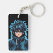 ターコイズフォース：アニメスタイルマンガボーイ キーホルダー (裏面)