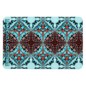 ターコイズフラクタルスターブラスト マグネット (横)