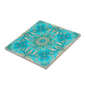 ターコイズフラクタル曼荼羅 タイル (側面)