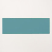 ターコイズフラワー素晴らしフラクタル ヨガマット (裏面(横))