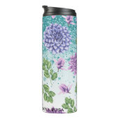 *～*ターコイズフローラのグリッターガーリー  タンブラー (回転右)