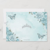 ターコイズフローラキンセアニェラスウィート16蝶 セーブザデート (裏面)