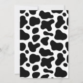 ターコイズフローラホーリーカウアイワンファースト誕生日 招待状 (裏面)