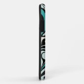 ターコイズフローラ渦巻き旋回iPhone 5ケース Case-Mate iPhoneケース (裏面/右)