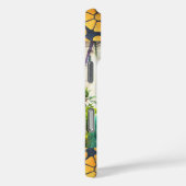 ターコイズブッダはっきりしたフォトブルー金ゴールドモザイク名 Case-Mate iPhoneケース (裏面 / 右)