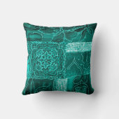 ターコイズブッダ装飾用クッション クッション (裏面)