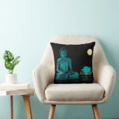 ターコイズブッダ装飾用クッション クッション (椅子)