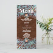 ターコイズブラウンカウボーイ結婚ウエスタン メニュー (スタンド正面)