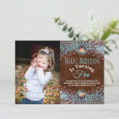 ターコイズブラウンカントリー西バースデーパーティー 招待状 (スタンド正面)
