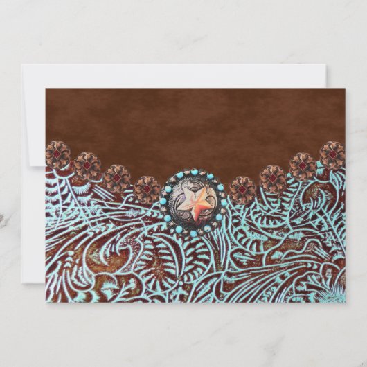 ターコイズブラウンカントリー西部の誕生発表 案内状 (裏面)