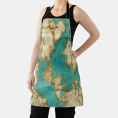 ターコイズブラウンクリームアニマルコウィドウェスタン エプロン (インサイチュ)