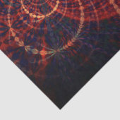 ターコイズブラウン抽象芸術フラクタル15デクページ 薄葉紙 (詳細)