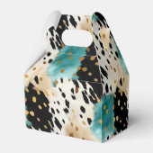 ターコイズブラッククリーム金ゴールドウエスタンコウィド フェイバーボックス (裏面サイド)