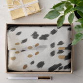 ターコイズブラッククリーム金ゴールドウエスタン女性のカーボーイコウィド 薄葉紙 (ギフト)