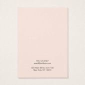 ターコイズブランチピンクイヤリングディスプレイカード (裏面)