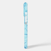 ターコイズブルーからモノグラム Case-Mate iPhoneケース (裏面 / 左)