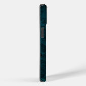 ターコイズブルーとゴールドのアゲート Case-Mate iPhoneケース (裏面 / 右)