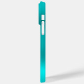 ターコイズブルーとパープルのキラキラのGlam Signature Case-Mate iPhoneケース (裏面 / 左)