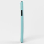 ターコイズブルーのカスタムフォト Case-Mate iPhoneケース (裏面/右)