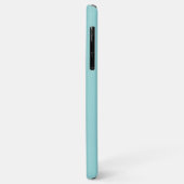 ターコイズブルーのカスタムフォト Case-Mate iPhoneケース (裏面/左)