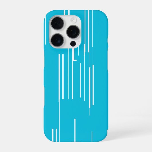 ターコイズブルーのスマホケース iPhoneケース (裏面)