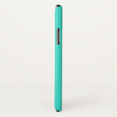 ターコイズブルーのタツノオトシゴ 2 Case-Mate iPhoneケース (裏面/右)