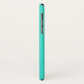ターコイズブルーのタツノオトシゴ 2 Case-Mate iPhoneケース (裏面/左)