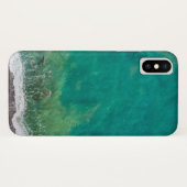 ターコイズブルーのビーチ Case-Mate iPhoneケース (裏面(横))
