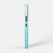 ターコイズブルーのフォークアート鳩のボヘミアン虹 SAMSUNG GALAXYケース (右側面)