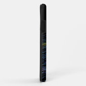 ターコイズブルーの光のペインティング 1 Case-Mate iPhoneケース (裏面/右)