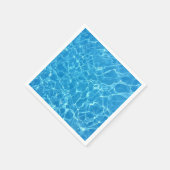 ターコイズブルーの水 スタンダードカクテルナプキン (角)