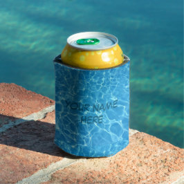 ターコイズブルーの水 缶クーラー