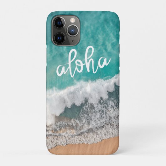 ターコイズブルーの海のトロピカルビーチケース Case-Mate iPhoneケース (裏)