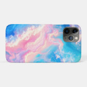 ターコイズブルーの海の波 ピンクの夏のビーチ Case-Mate iPhoneケース (裏面(横))