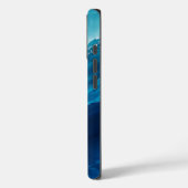 ターコイズブルーの海の流れ Case-Mate iPhoneケース (裏面 / 左)