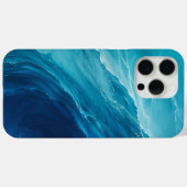 ターコイズブルーの海の流れ Case-Mate iPhoneケース (裏面 (横))