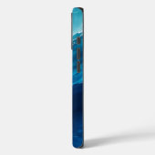 ターコイズブルーの海の流れ Case-Mate iPhoneケース (裏面 / 左)