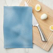 ターコイズブルーの結婚式 キッチンタオル (四つ折り)