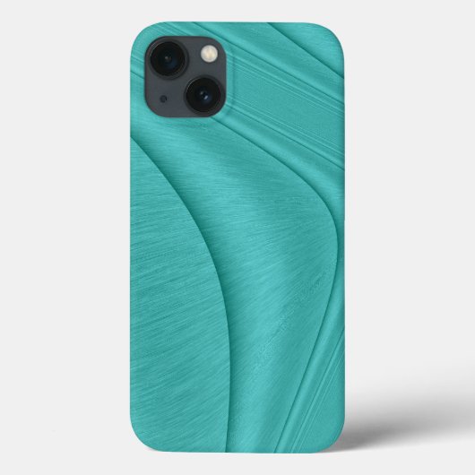 ターコイズブルーの輪郭 Case-Mate iPhoneケース (裏面)