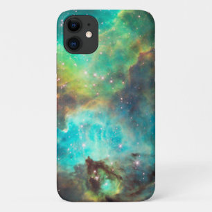 ターコイズブルーアクアネブライ iPhone 11 ケース