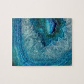 ターコイズブルーアゲートゲードジェムストーン ジグソーパズル (横)