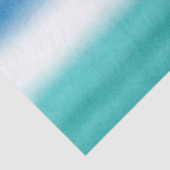 ターコイズブルーウォーターグラデーションカラー 薄葉紙 (詳細)