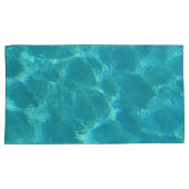 ターコイズブルーウォーターピローケースセット 枕カバー (正面右)