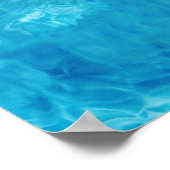 ターコイズブルーウォータープール撮影 ポスター (角)