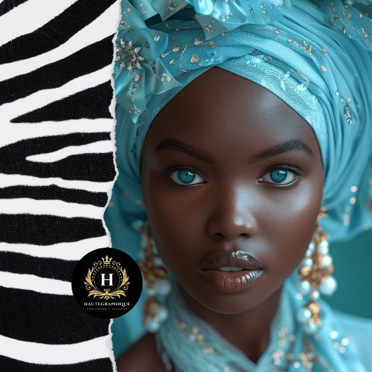 ターコイズブルークリスタルヘアドレスデクページ 薄葉紙