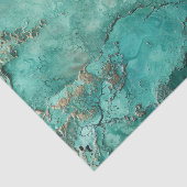 ターコイズブルークリソコラミネラルストーン 薄葉紙 (詳細)