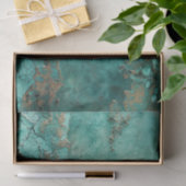 ターコイズブルークリソコラミネラルストーン 薄葉紙 (ギフト)