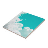 ターコイズブルーグリーンスカイクラウド タイル (側面)