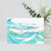 ターコイズブルーシースワールギフト券 (スタンド正面)